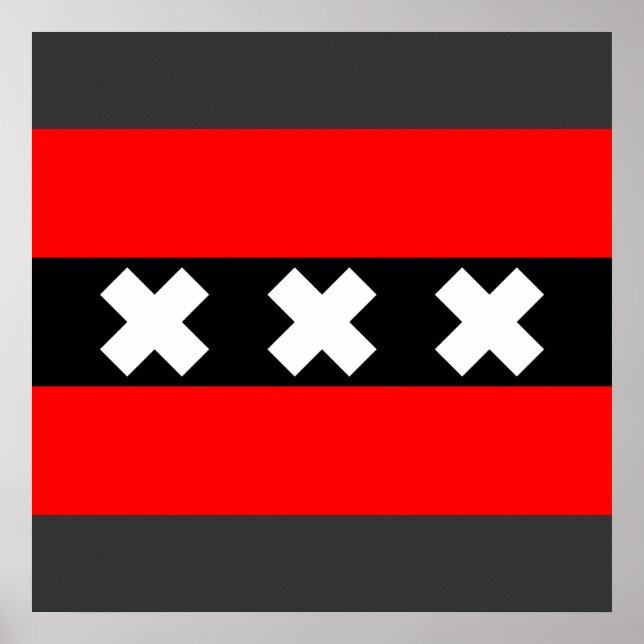 Amsterdam, Niederlande Poster (Vorne)