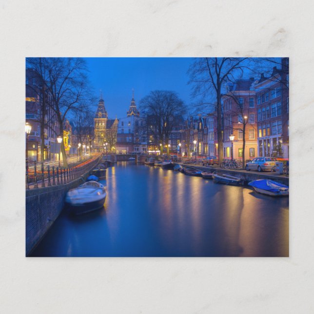 Amsterdam, Niederlande Postkarte (Vorderseite)