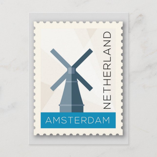 Amsterdam Niederlande Postkarte (Vorderseite)