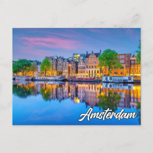 Amsterdam, Niederlande Postkarte