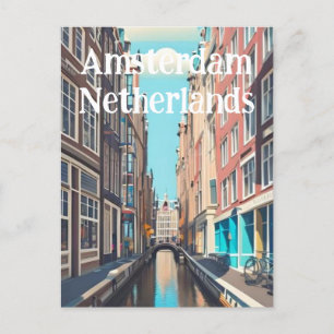 Amsterdam Niederlande Postkarte