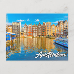 Amsterdam, Niederlande Postkarte