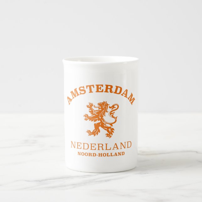 AMSTERDAM Niederlande Prozellantasse (Vorderseite)