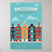 Amsterdam Niederlande Reisen Vintag