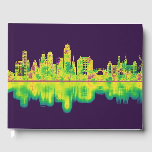 Amsterdam Niederlande Skyline Gästebuch (Vorderseite)