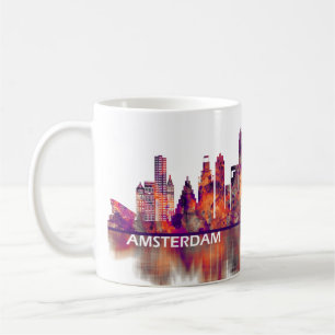 Amsterdam Niederlande Skyline Kaffeetasse