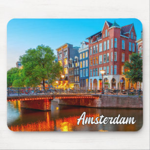 Amsterdam, Niederlande, Sundown Mousepad