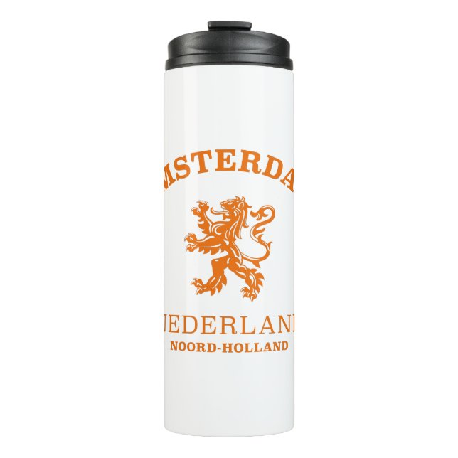 AMSTERDAM Niederlande Thermosbecher (Vorderseite)