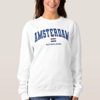 Amsterdam Niederlande Vintage Uni Style Sweatshirt