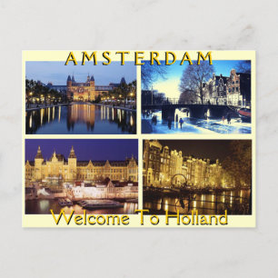 AMSTERDAM, NIEDERLANDE VON MOJISOLA A GBADAMOSI POSTKARTE