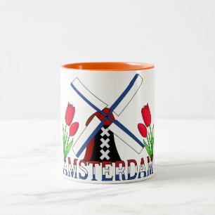 Amsterdam Niederlande Zweifarbige Tasse