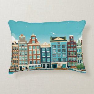 Amsterdam No .1 Sunny Day Business Pillowcase Dekokissen