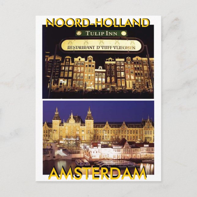 AMSTERDAM, NOORD-HOLLAND (Mojisola A Gbadamosi) Postkarte (Vorderseite)
