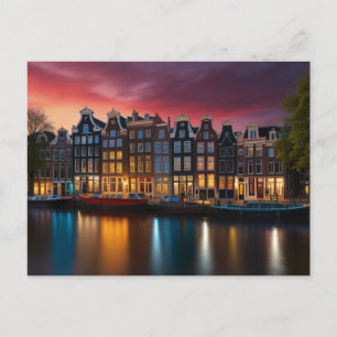 AMSTERDAM POSTCARD POSTKARTE