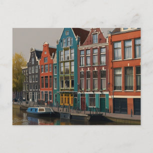 AMSTERDAM POSTCARD POSTKARTE