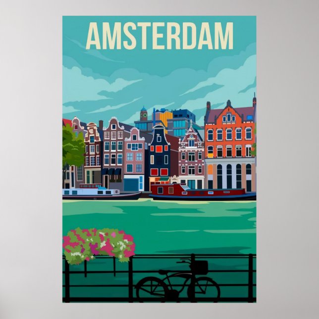 Amsterdam Poster (Vorne)