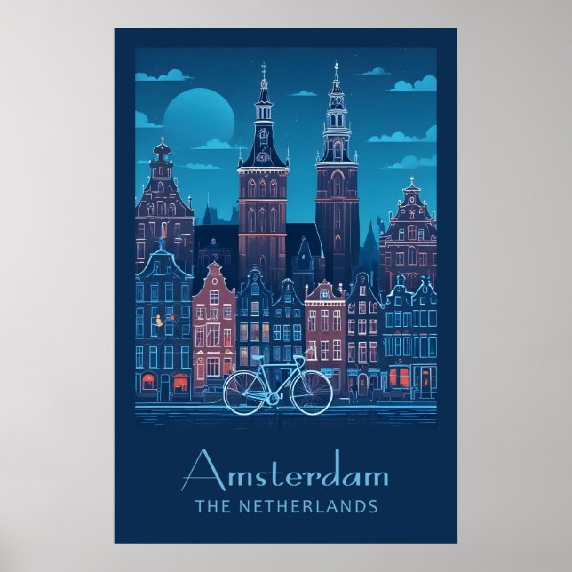 Amsterdam Poster (Vorne)