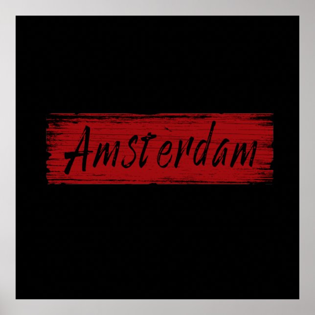 Amsterdam Poster (Vorne)