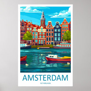 Amsterdam Poster Ski National Reise 2Vintage Park