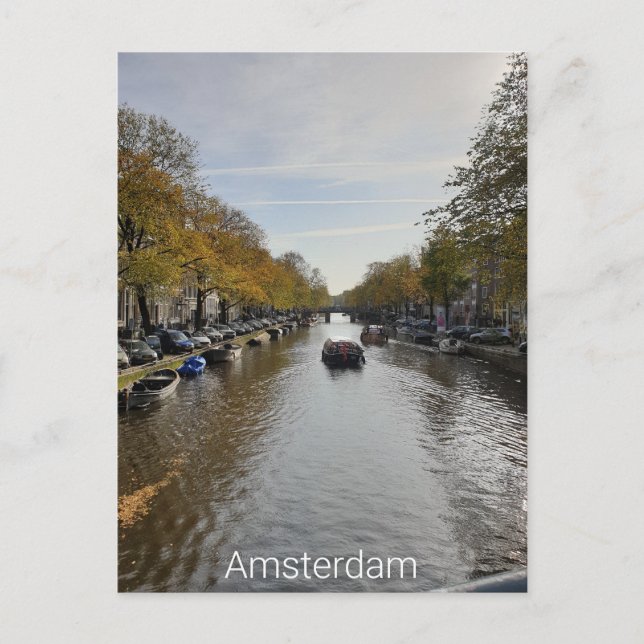 Amsterdam Postkarte (Vorderseite)