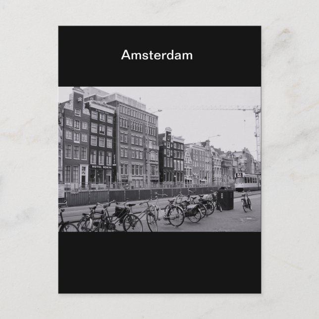 Amsterdam Postkarte (Vorderseite)