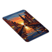 Amsterdam Postkarte Holland Vintage Reise