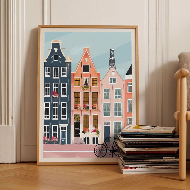 Amsterdam Print Amsterdam Illustration Amsterdam  Poster (Von Creator hochgeladen)