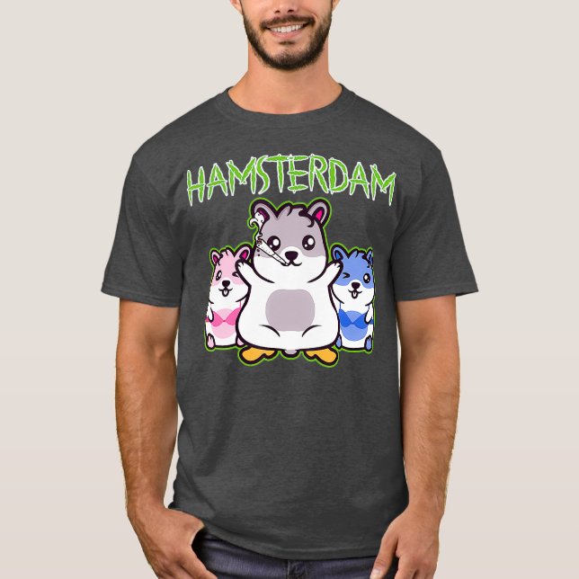 Amsterdam Prostitutes Hamster Hamsterdam Männer T-Shirt (Vorderseite)