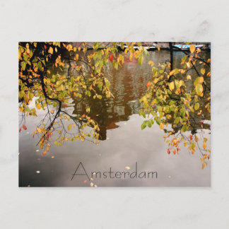 Amsterdam-Reflexion Postkarte