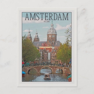 Amsterdam - Sint Nicolaaskerk Postkarte