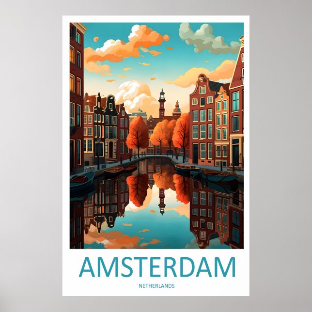 Amsterdam SkiposterVintage Reise Park National Poster (Vorne)