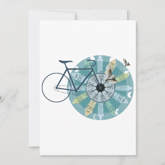 Amsterdam skyline einladung (Vorderseite)