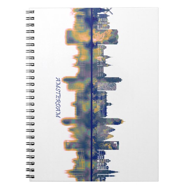 Amsterdam Skyline Notizblock (Vorderseite)