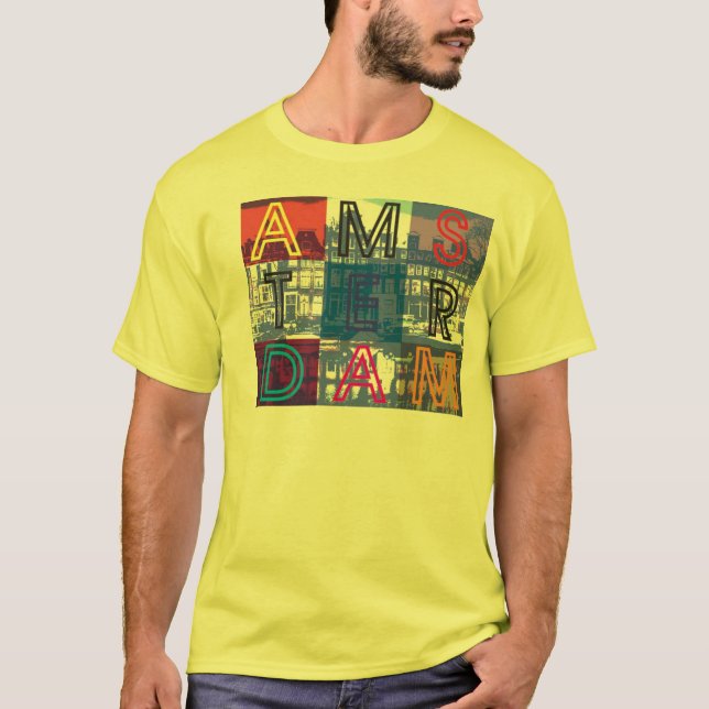 Amsterdam slova Kopie T-Shirt (Vorderseite)