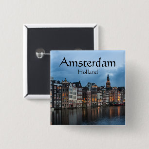 Amsterdam Souvenir Button