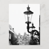 Amsterdam Street Lampen Black and White