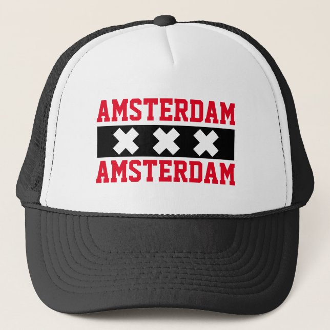 Amsterdam Truckerkappe (Vorderseite)