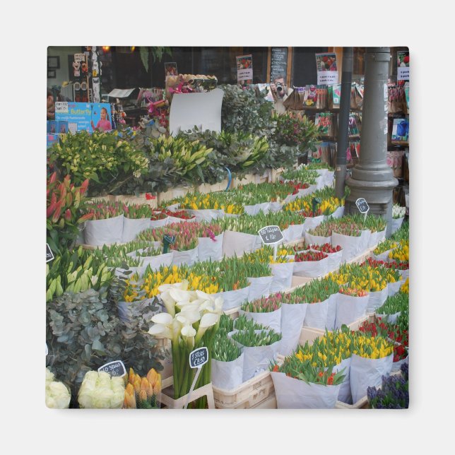 Amsterdam Tulip Market Magnet (Vorne)