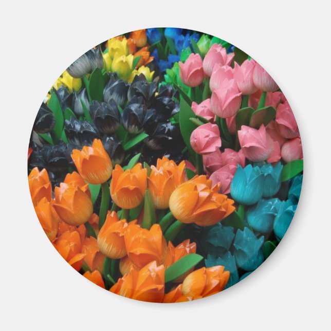 Amsterdam Tulips Magnet (Vorne)