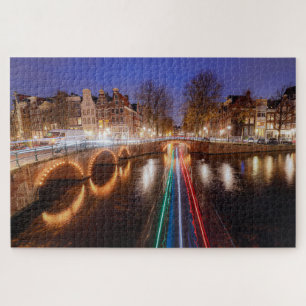 Amsterdam Waterways Jigsaw Puzzle Niederlande