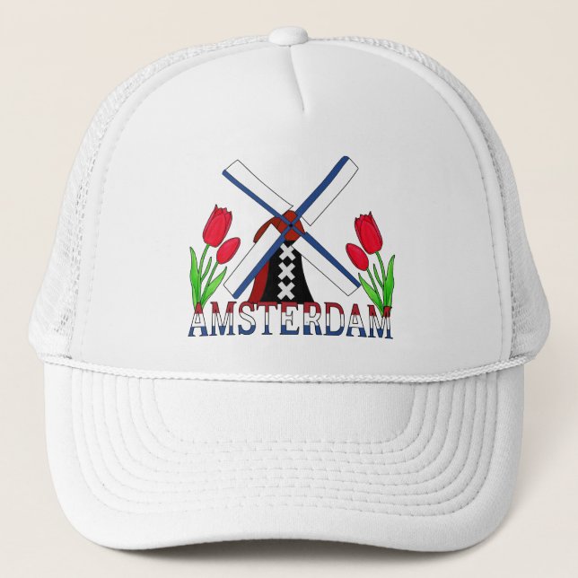 Amsterdam Windmill Truckerkappe (Vorderseite)