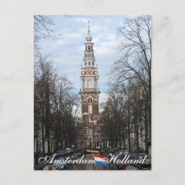 Amsterdam Zuiderkerk Holland Postcard Postkarte