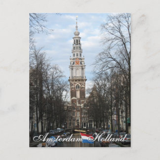 Amsterdam Zuiderkerk Holland Postcard Postkarte