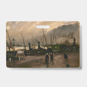 Amsterdamer Fischerhafen Sturm von Vincent Gogh Ausweis