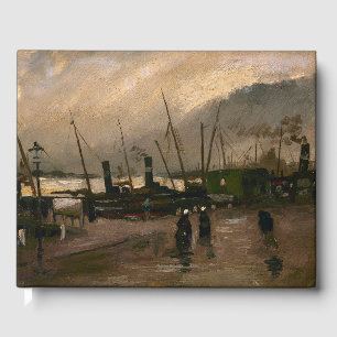 Amsterdamer Fischerhafen Sturm von Vincent Gogh Gästebuch