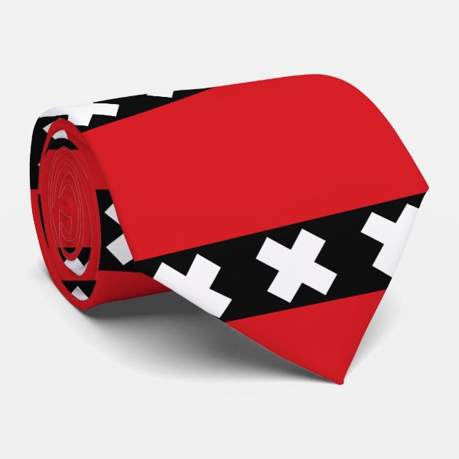Amsterdamer Flagge Krawatte (Gerollt)