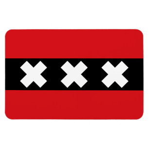 Amsterdamer Flagge Magnet
