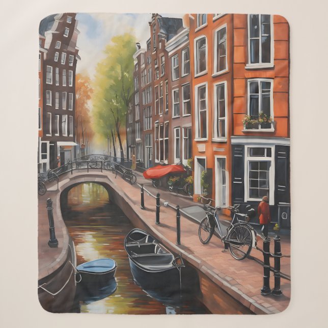 Amsterdamer Ölmalerei Sherpadecke (Vorderseite)