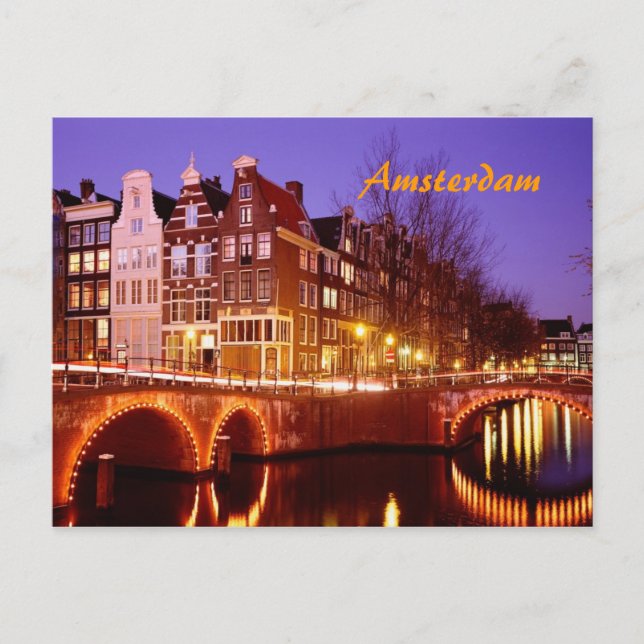 Amsterdamer Postkarte (Vorderseite)