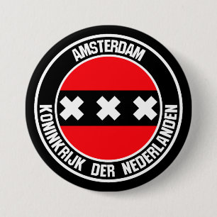 Amsterdamer RundEmblem Button